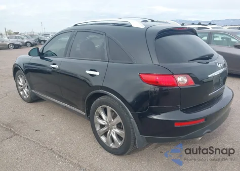 2008 Infiniti Fx35 z USA, uszkodzony, nr VIN JNRAS08U58X103357